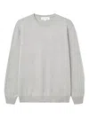 Man On The Boon. Crew-neck Ribbed-knit Sweater In Gray