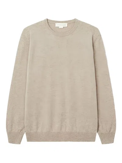 Man On The Boon. Crew-neck Sweater In Neutral
