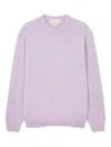 Man On The Boon. Crew-neck Sweater In Purple