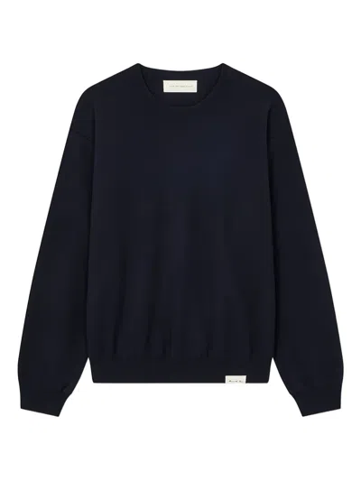 Man On The Boon. Crew-neck Top In Black