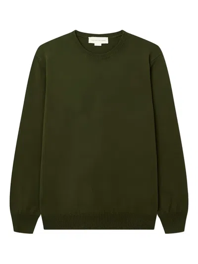 Man On The Boon. Crew-neck Top In Green