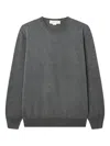 Man On The Boon. Crewneck Knit Sweater In Gray