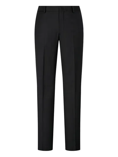 Man On The Boon. Four Seasons Wool-suit Trousers In Black