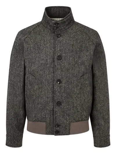 Man On The Boon. Harrington Jacket In Gray