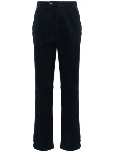 Man On The Boon. James Velvet Trousers In Blue