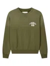 Man On The Boon. Logo-detailed Sweatshirt In Green