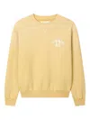 Man On The Boon. Logo-detailed Sweatshirt In Yellow