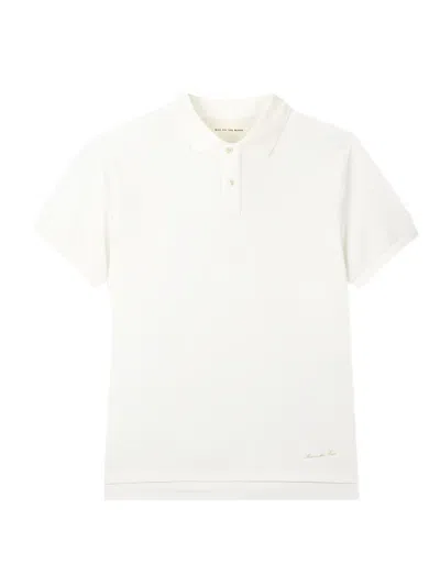 Man On The Boon. Logo-embroidered Polo Shirt