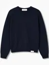 Man On The Boon. Logo-patch Jumper In Blue