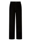 Man On The Boon. Logo-patch Trousers In Black