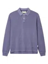 Man On The Boon. Long-sleeve Polo Shirt In Purple