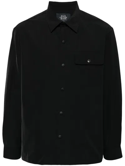 Man On The Boon. Long Sleeve Shirt In Black