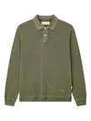Man On The Boon. Long-sleeved Polo Shirt In Green