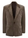 Man On The Boon. Notched-lapel Corduroy Blazer In Brown