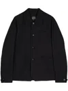 Man On The Boon. Patch Pockets Jacket In Blue