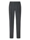 Man On The Boon. Pleated Trousers In Gray