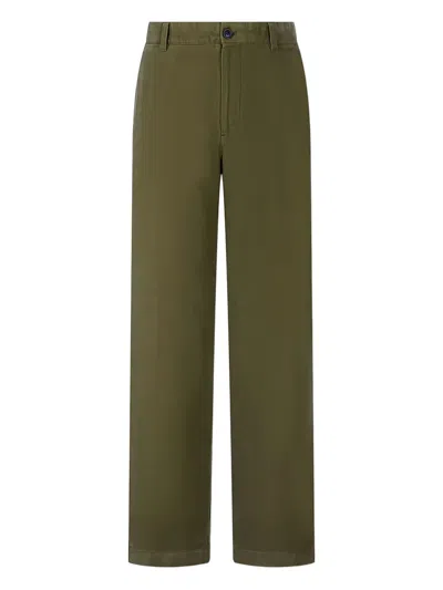 Man On The Boon. Pocket Buttoned Trousers In Gray