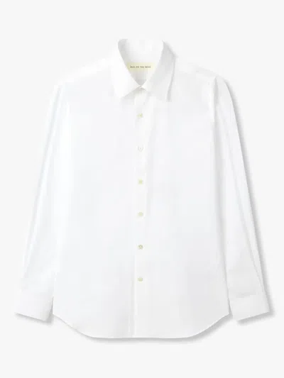 Man On The Boon. Poplin Shirt In Weiss