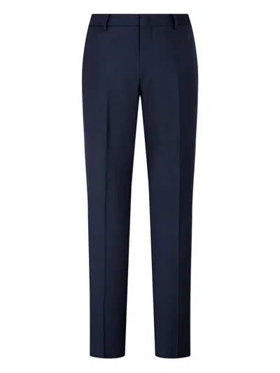 Man On The Boon. Press-crease Trousers In Blue