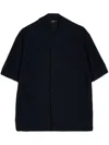 Man On The Boon. Short Sleeved Cotton-blend Cardigan In Blue