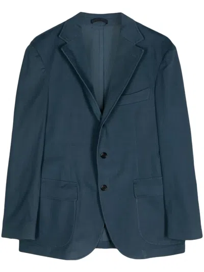 Man On The Boon. Single-breasted Blazer In Blue