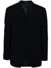 Man On The Boon. Single-breasted Blazer In Blue