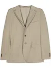 Man On The Boon. Single-breasted Blazer In Brown