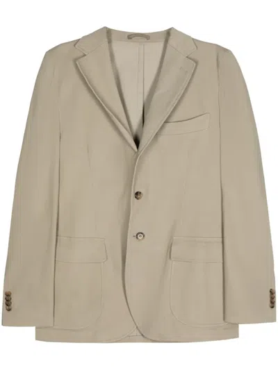 Man On The Boon. Single-breasted Blazer In Brown