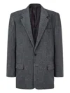 Man On The Boon. Single-breasted Blazer In Gray