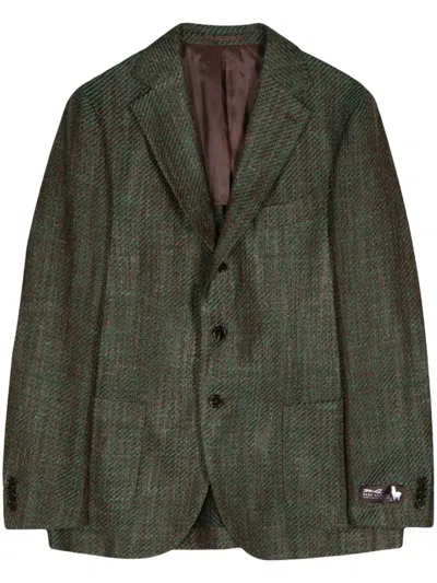 Man On The Boon. Single-breasted Blazer In Green