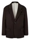 Man On The Boon. Single-breasted Jacket In Brown