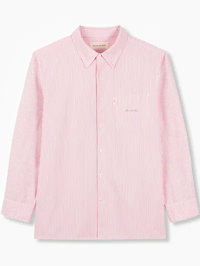 Man On The Boon. Striped Shirt In Pink