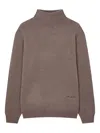 Man On The Boon. Turtleneck Sweater In Brown
