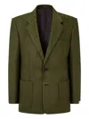 Man On The Boon. Tweed-fabric Blazer In Green