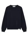 Man On The Boon. V-neck Knit Pullover In Blue