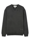 Man On The Boon. V-neck Sweater In Gray
