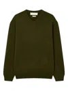 Man On The Boon. V-neck Sweater In Green