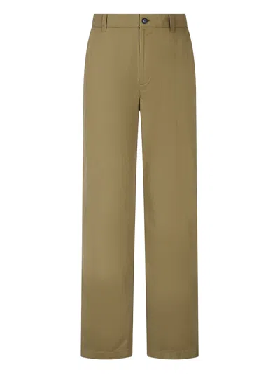 Man On The Boon. Washed Chino Trousers In Brown