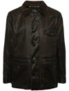Man On The Boon. Washing Field Jacket In Brown
