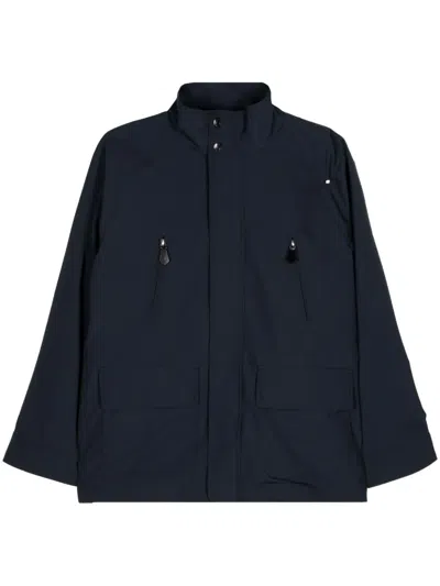 Man On The Boon. Wool Blend Jacket In Blue