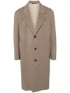 MAN ON THE BOON. WOOL-BLEND SINGLE-BREASTED COAT