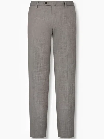 Man On The Boon. Wool Tailored Trousers In Neutrals