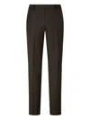 Man On The Boon. Wool Trousers In Brown