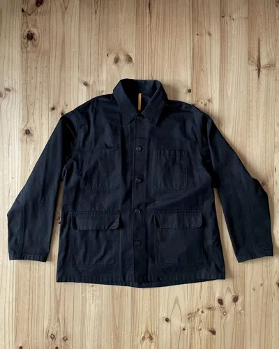 Pre-owned Man Tle Man-tle R0j2 Jebok Jacket Black Work Cotton Twill M