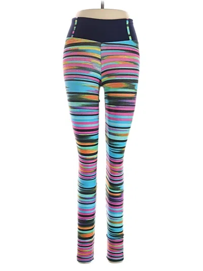 Pre-owned Mana Threads Leggings In Purple