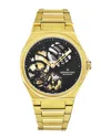 Manager Revolution Hand Wind Black Dial Mens Watch Man-rm-10-gm