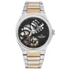 Manager Revolution Automatic Black Dial Mens Watch Man-rm-06-bm In Silver