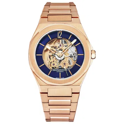 Manager Men's Watch In Gold