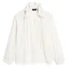 Manakaa Project Women's Collar Blouse Silk - White In White