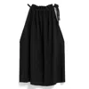 Manakaa Project Women's Cord Top Silk - Black In Black